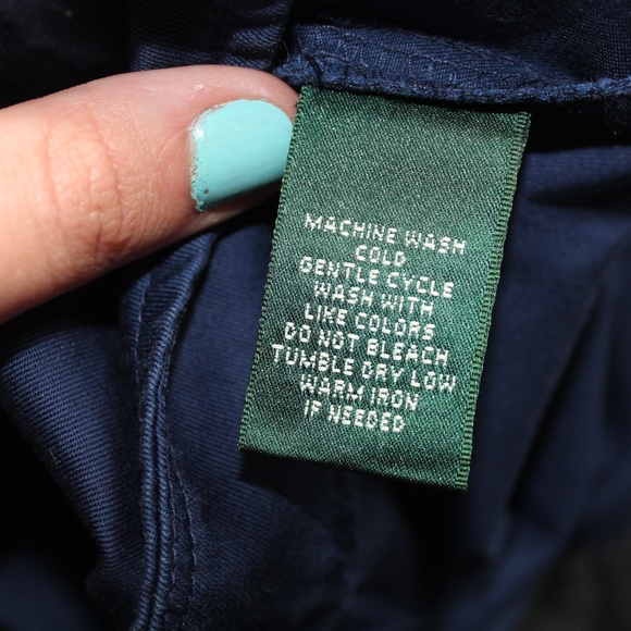 Lauren Ralph Lauren Navy Pants Size 14 - Picture 3 of 4